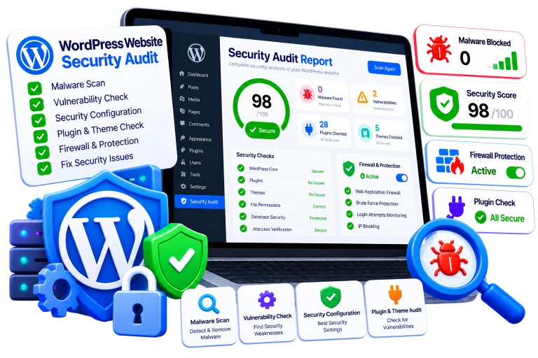 WordPress Security Audit Dashboard